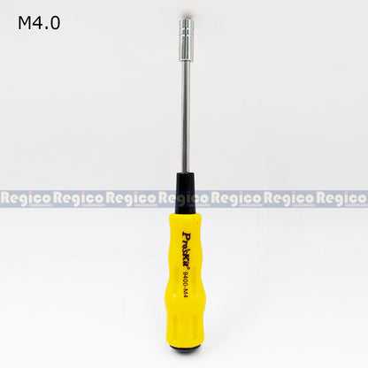 Proskit Hex Nut Drivers M3.5 M4 M4.5 M5 M5.5 M6 Electronic 3.0-6.0 Size Precision Hex Screwdriver Hand Tools
