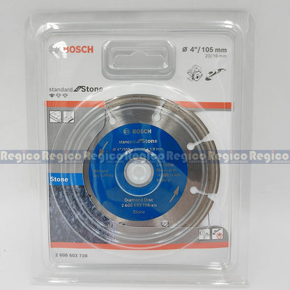 Bosch 4" 105mm Standard for Stone Diamond Segmented Cutting Wheel Bosch Accessories