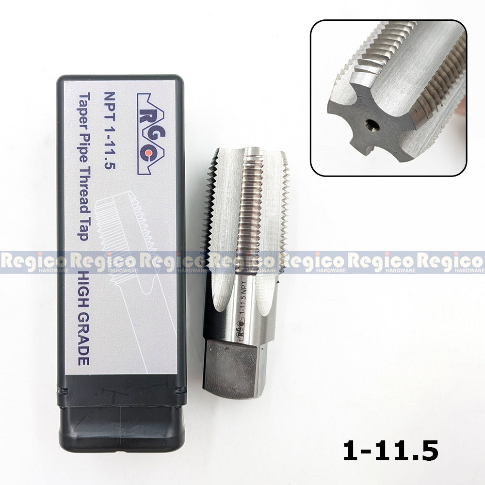 RGC NPT Taper Pipe Tap Carbon Steel Ground