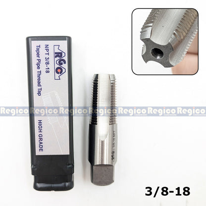 RGC NPT Taper Pipe Tap Carbon Steel Ground