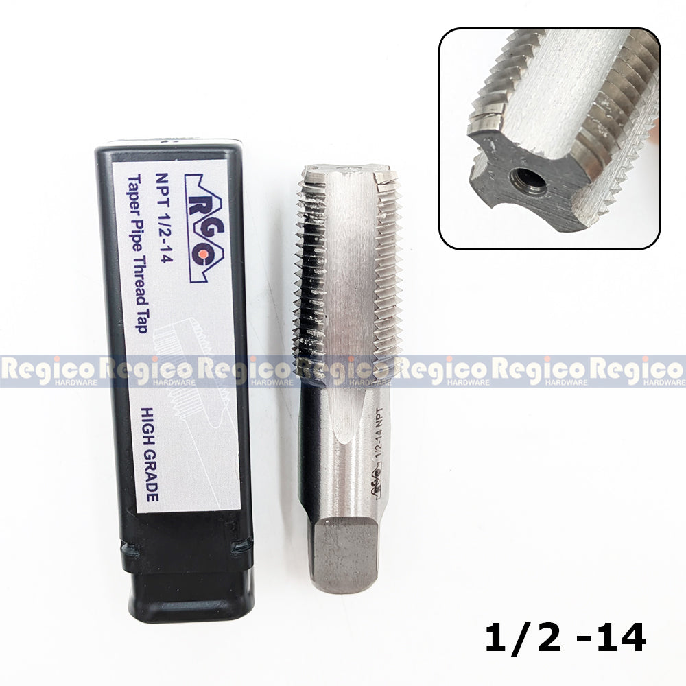 RGC NPT Taper Pipe Tap Carbon Steel Ground