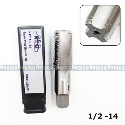 RGC NPT Taper Pipe Tap Carbon Steel Ground