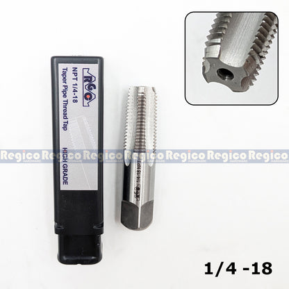 RGC NPT Taper Pipe Tap Carbon Steel Ground