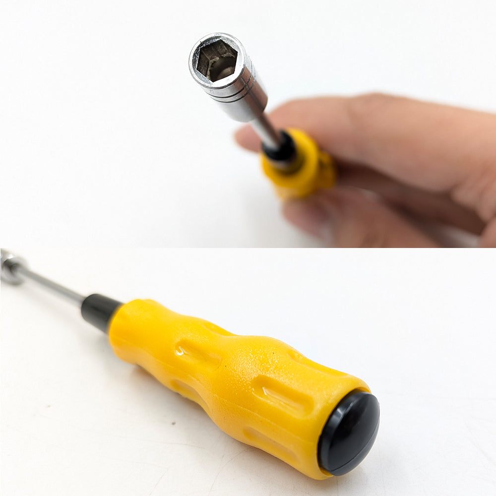 Proskit Hex Nut Drivers M3.5 M4 M4.5 M5 M5.5 M6 Electronic 3.0-6.0 Size Precision Hex Screwdriver Hand Tools