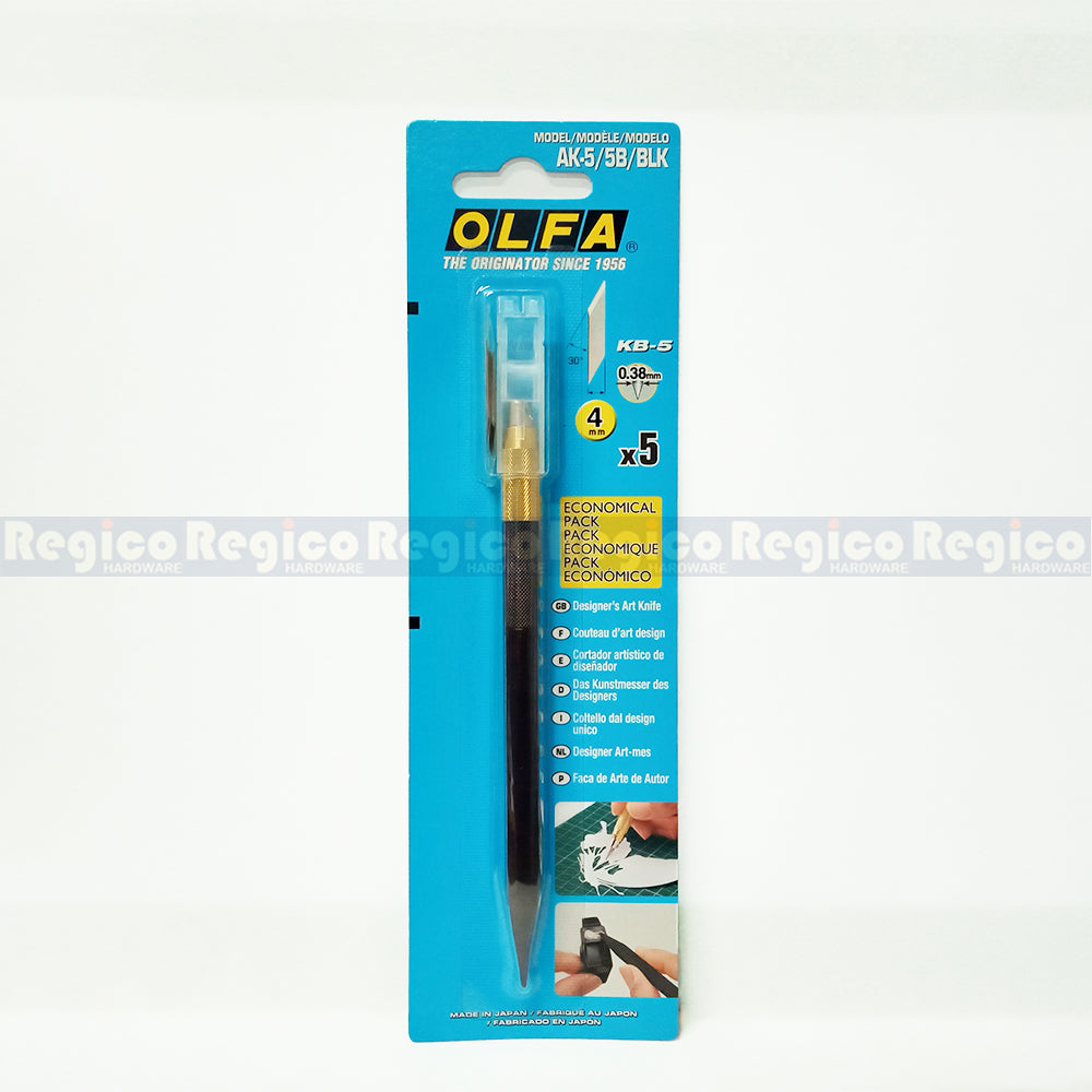 Olfa Art Knife(AK-5) with blade pack(KB-5/30B)