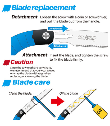 ZETSAW Japanese Pruning Hand Saw (FS-275)