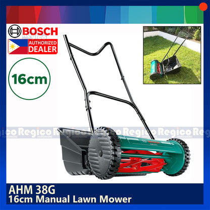 Bosch AHM 38G 16cm Cylinder Cylindrical Manual Lawn Mower Bosch Lawn Garden