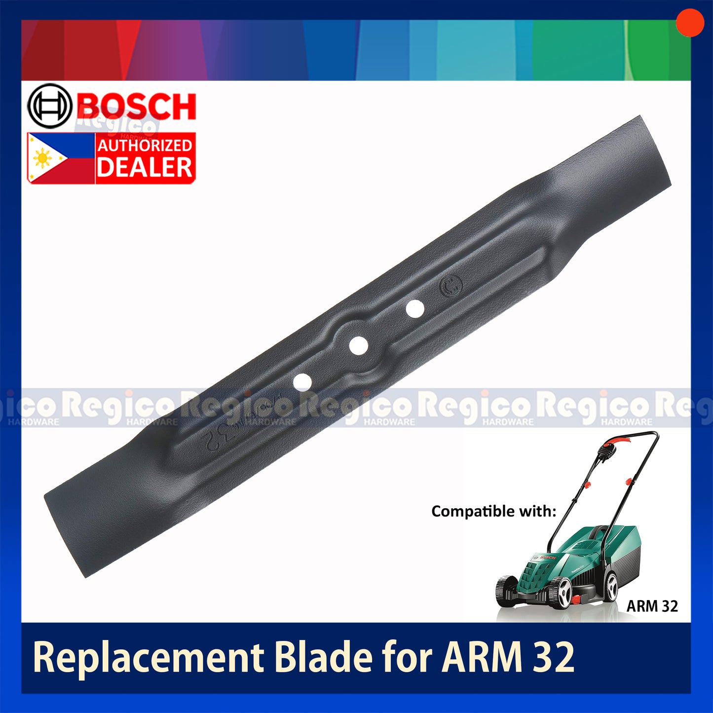 Bosch 320mm Replacement Blade for ARM 32 Electric Lawn Mower Bosch Lawn Garden