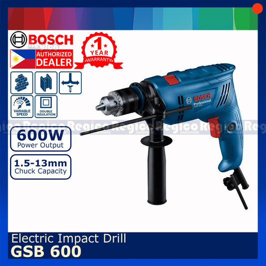 Bosch GSB 600 13mm Electric Impact Hammer Drill Original Genuine Bosch COC
