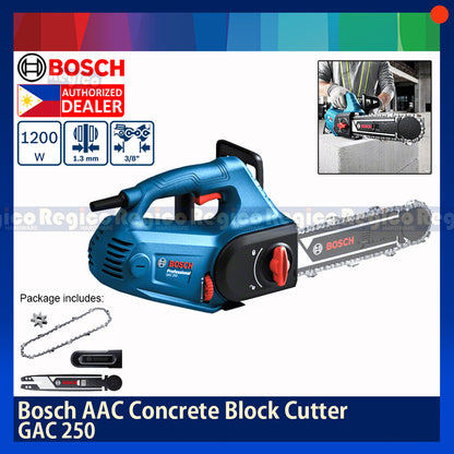 Bosch GAC 250 AAC Concrete Block Cutter Bosch Blue Line