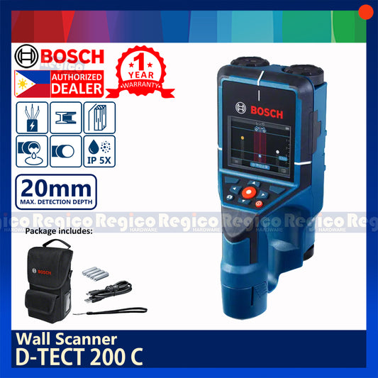 Bosch D-TECT 200C 200mm Wall Scanner Bosch Measuring
