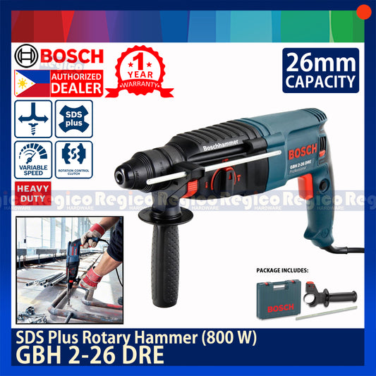 Bosch GBH 2-26 DRE SDS Plus Rotary Demolition Hammer Drill 800 W Bosch Blue Line