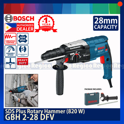 Bosch GBH 2-28 DFV SDS Plus Rotary Demolition Hammer Drill 820 W Bosch Blue Line