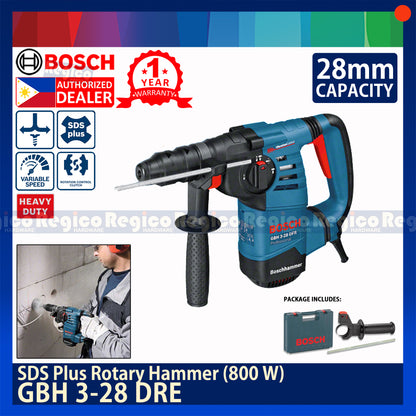 Bosch GBH 3-28 DRE SDS Plus Rotary Demolition Hammer Drill 800 W Bosch Blue Line