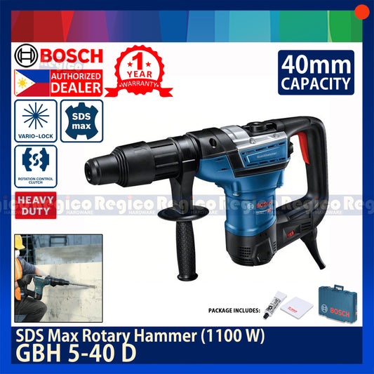 Bosch GBH 5-40 D SDS Max Rotary Demolition Hammer Drill 1100 W Bosch Blue Line