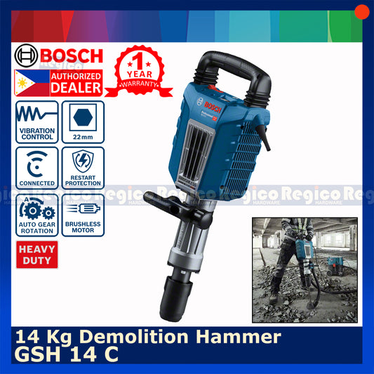 Bosch GSH 14C 1750w Brushless Breaker Demolition Hammer Bosch Blue Line
