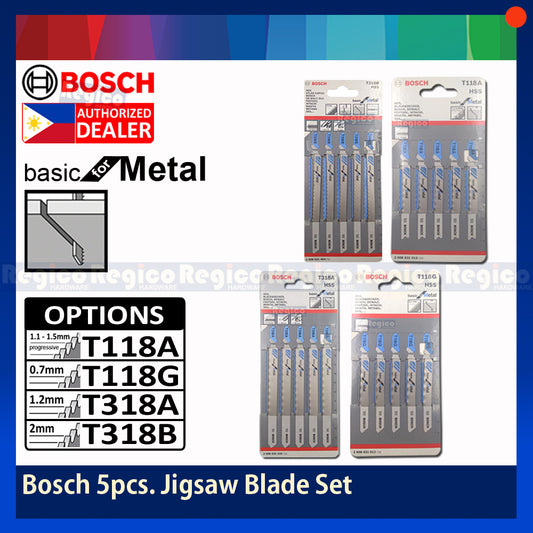 BOSCH Jigsaw Blade Set Basic for Metal 5pcs/set Bosch Accessories
