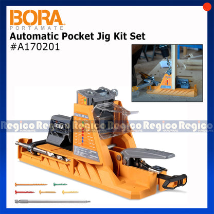 Bora Automatic Pocket Jig Kit Set A170201 for Woodworking