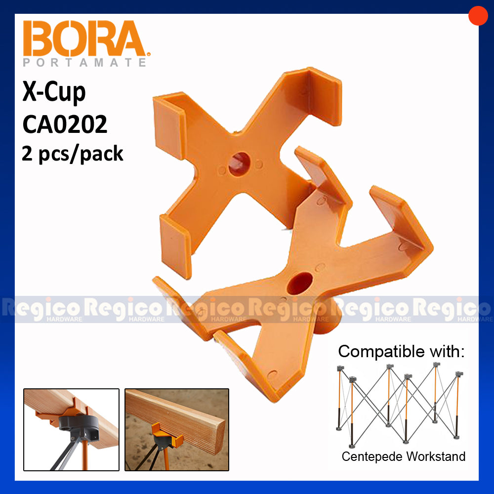 BORA 2 x 4 Centipede X-Cup Drop-in Support Woodworking Accessories CA0202