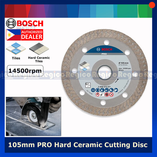 Bosch Pro 105mm Hard Ceramic Diamond Cutting Disc Bosch Accessories 2608615277