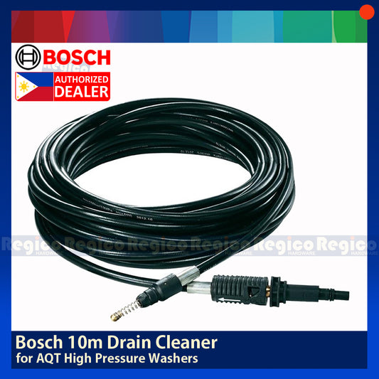 BOSCH 10m Drain Cleaner Original Genuine for Bosch AQT Aquatak Pressure Washer #00362