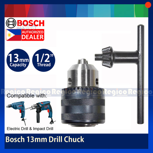 BOSCH Drill Chuck with Key 1/2  Thread Bosch Accessories #2253