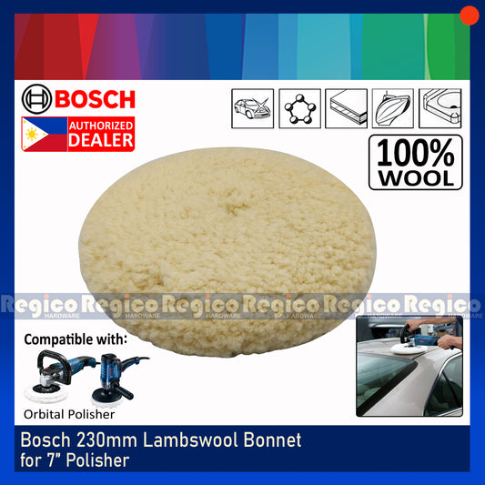 Bosch 230mm Lambswool Bonnet for 7" Polisher #21759 Bosch Acc