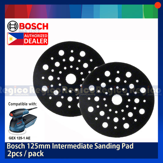 Bosch 5 inches 125mm Intermediate Sanding Pad for GEX 125-1AE Orbital Eccentric Sander Bosch Acc