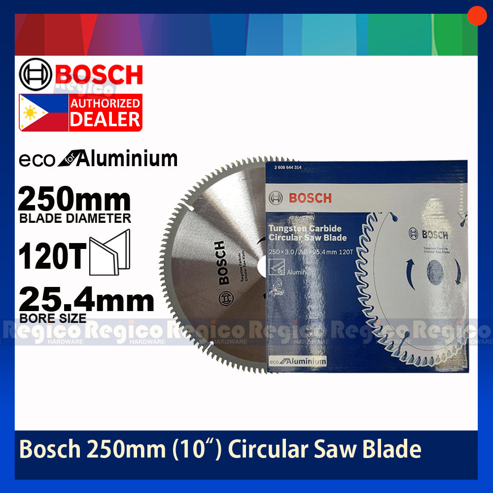 BOSCH 250mm 10" x 120T Eco For Aluminum Circular Saw Blade #44314 Bosch Acc