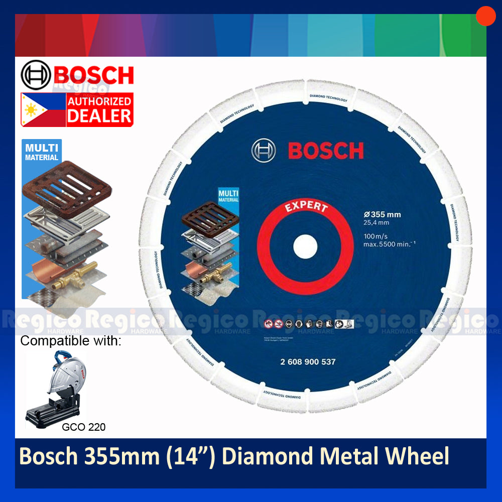 Bosch 14 inches 355mm Expert Multi Material Diamond Metal Wheel Bosch Accessories #00537