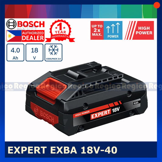 Bosch EXBA 18v-40 Expert Battery 18v 4.0 Ah Bosch Cordless 18v