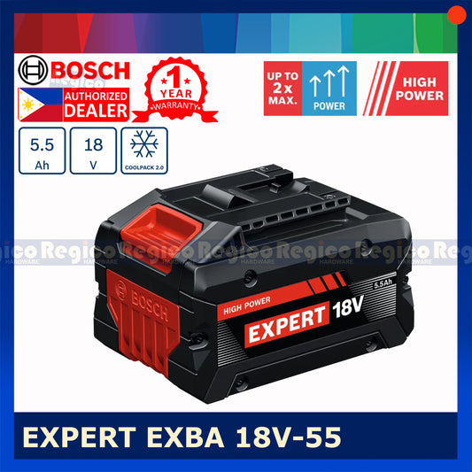 Bosch EXBA 18v-55 Expert Battery 18v 5.5 Ah Bosch Cordless 18v