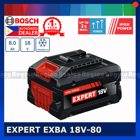 Bosch EXBA 18v-80 Expert Battery 18v 8.0 Ah Bosch Cordless 18v