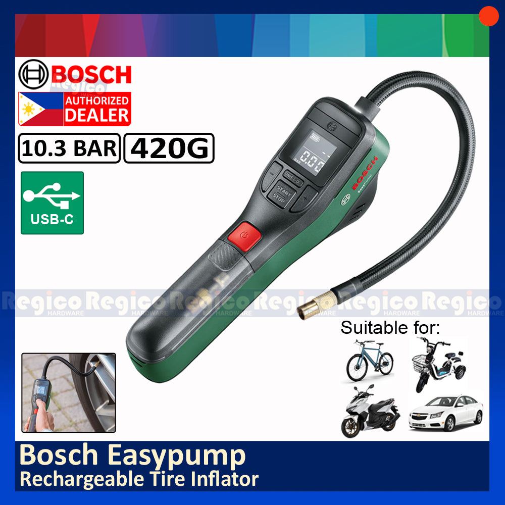 Bosch EasyPump Cordless Pneumatic Air Pump for motorcycle car bike Bosch DIY