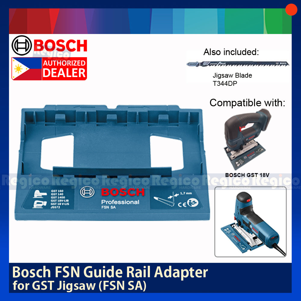 BOSCH FSN SA Guide Rail Adapter for GST 18vli Jigsaw Bosch Accessories