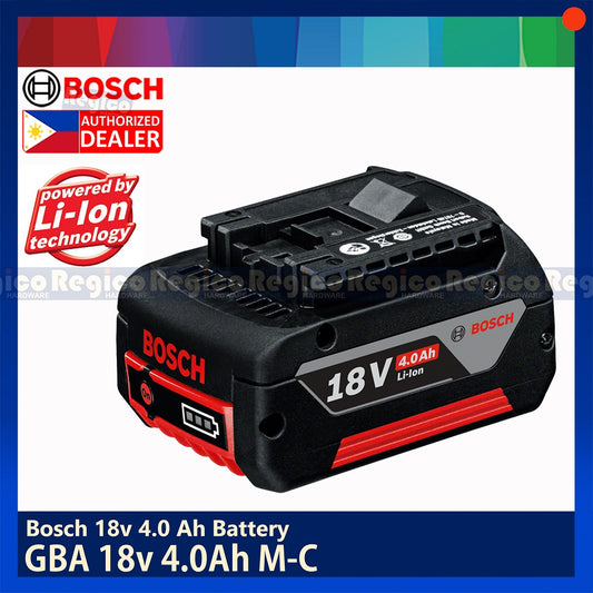 BOSCH GBA 18v 4.0 Ah Lithium Ion Battery Bosch Cordless 18v Acc
