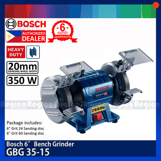 Bosch GBG 35-15 6" Bench Grinder  Bosch Blue Line