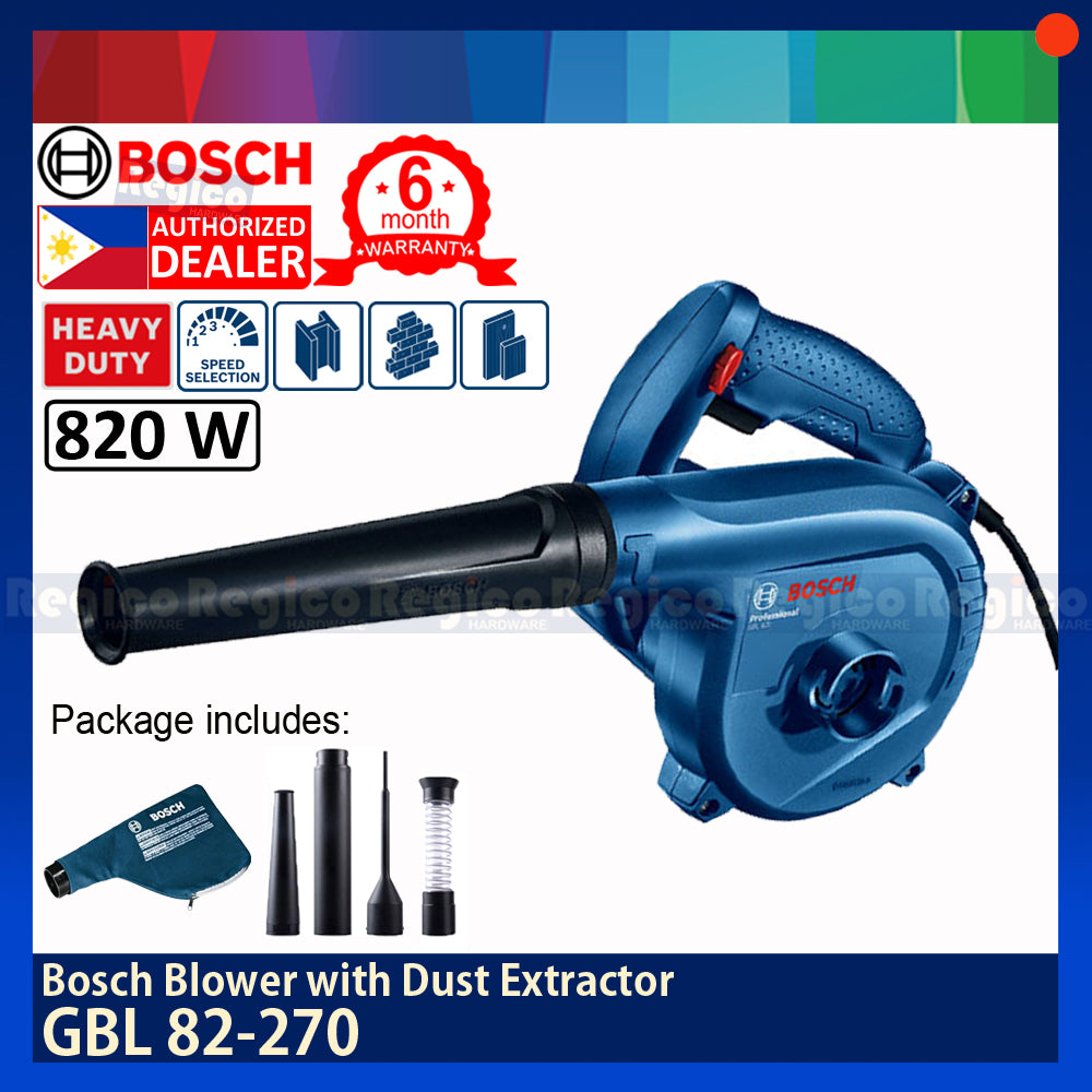 Bosch GBL 82-270 Dry Blower with Dust Extraction Bosch Blue Line