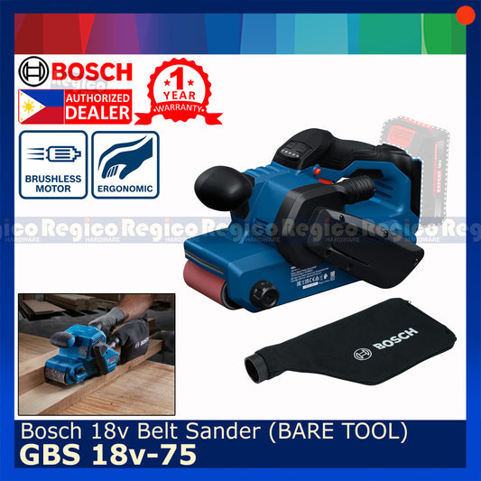 Bosch GBS 18V-75 Cordless Belt Sander Bosch Cordless 18v
