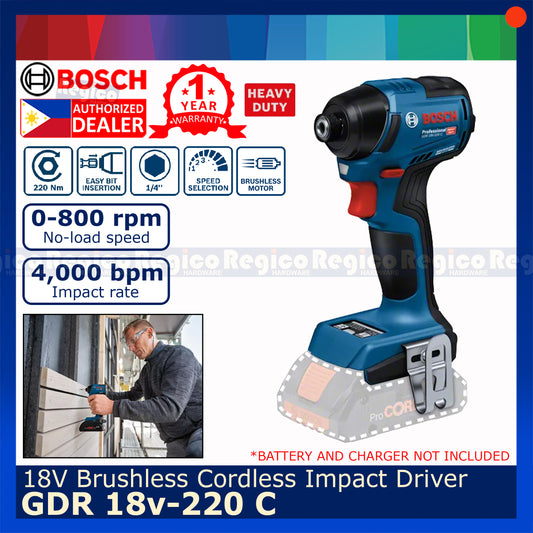 Bosch GDR 18v-220C Brushless Cordless Impact Driver Bosch Cordless