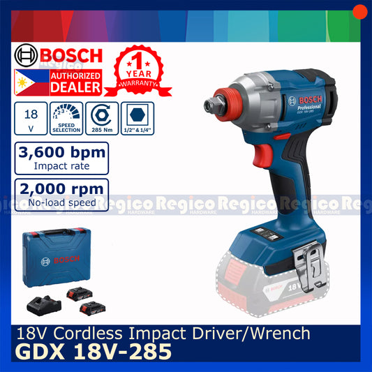Bosch GDX 18v-285 Brushless Cordless Impact Driver Wrench Bosch Cordless