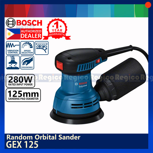 Bosch GEX 125 Random Orbital Sander CoC