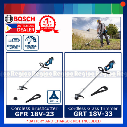 Bosch GFR 18v-23 GRT 18v-33 Grass Brush Hedge Trimmer Cutter Bosch Cordless 18v