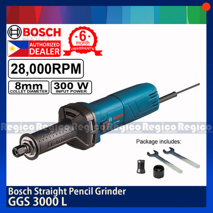 Bosch GGS 3000 L Straight Pencil Grinder Bosch Blue Line