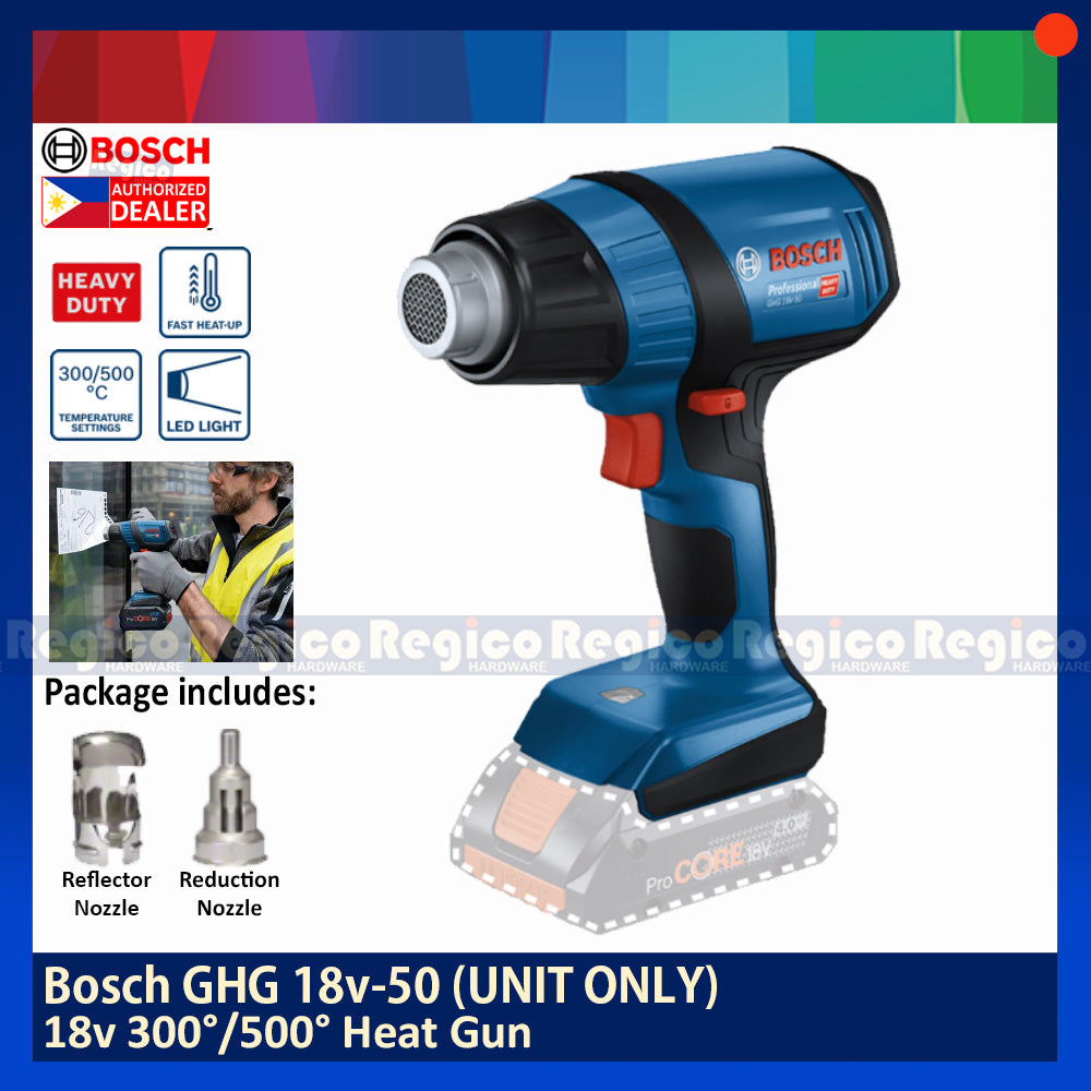 Bosch GHG 18v-50 Heat Gun (UNIT ONLY) #26580 Bosch Cordless