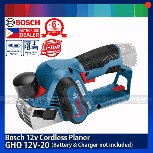 BOSCH GHO 12v-20 BARE TOOL Cordless Hand Planer Original Genuine Bosch Cordless Tools