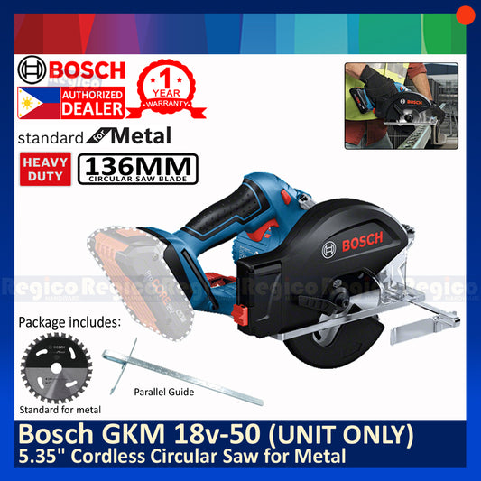GKM 18v-50 136mm 5.3 inches Cordless Circular Saw for Metal UNIT ONLY Bosch Cordless