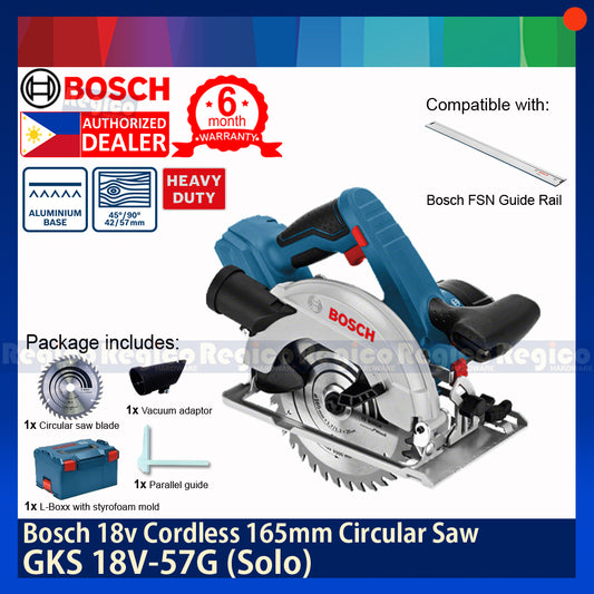 BOSCH GKS 18v-57G UNIT ONLY 18v Circular Saw  Bosch Cordless