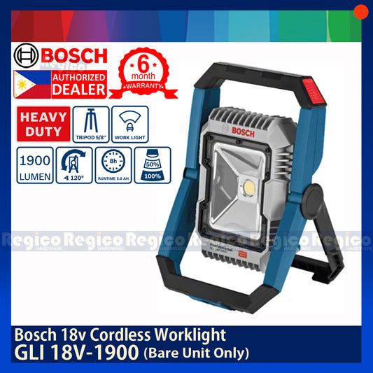 Bosch GLI 18v-1900 LED 18v Cordless Jobsite Worklight  BATTERY AND CHARGER NOT INCLUDED Bosch Cordless 18v Tools