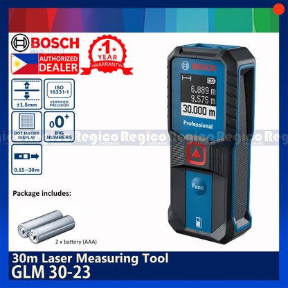 Bosch 30m GLM 30-23 Red Laser Range Finder Measuring Tool Bosch Measuring